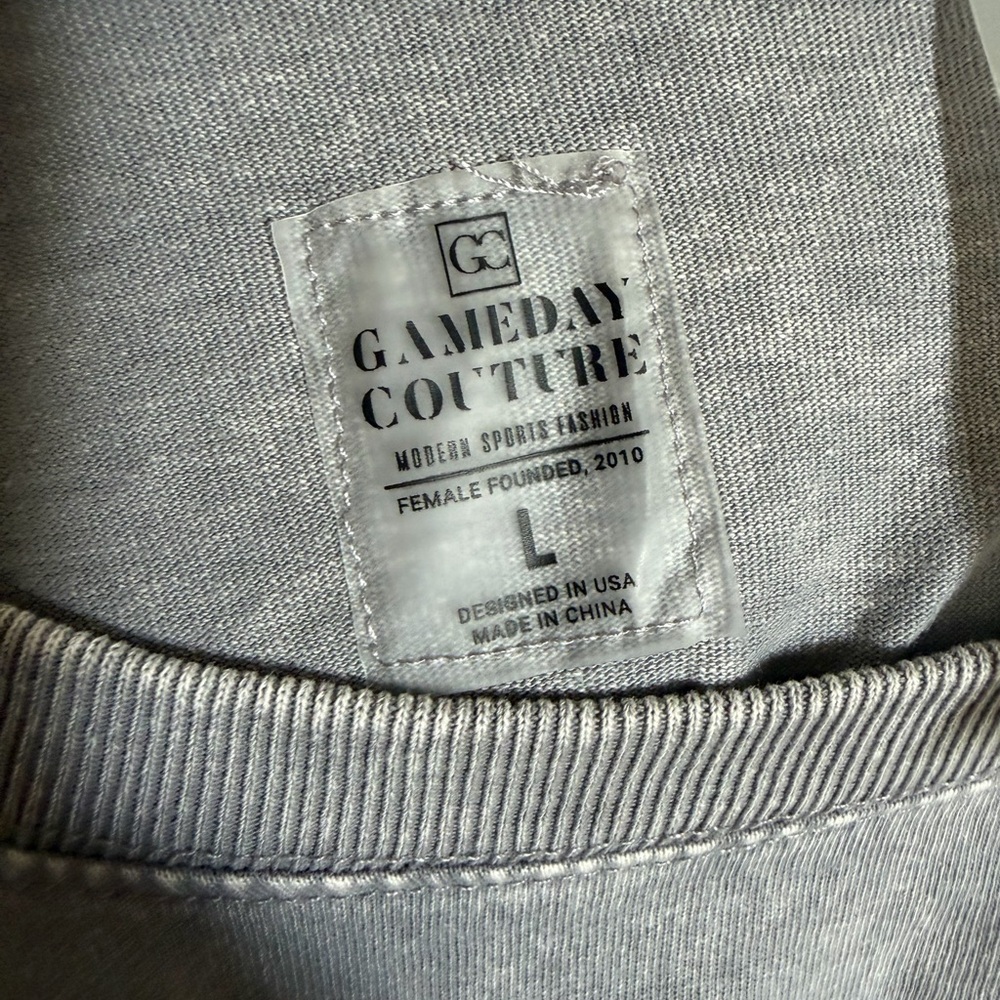 NWT Gameday Couture Gray USC Trojans Playing Around Faded Long Sleeve T-Shirt - Picture 7 of 7
